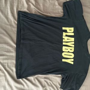 Black playboy shirt large